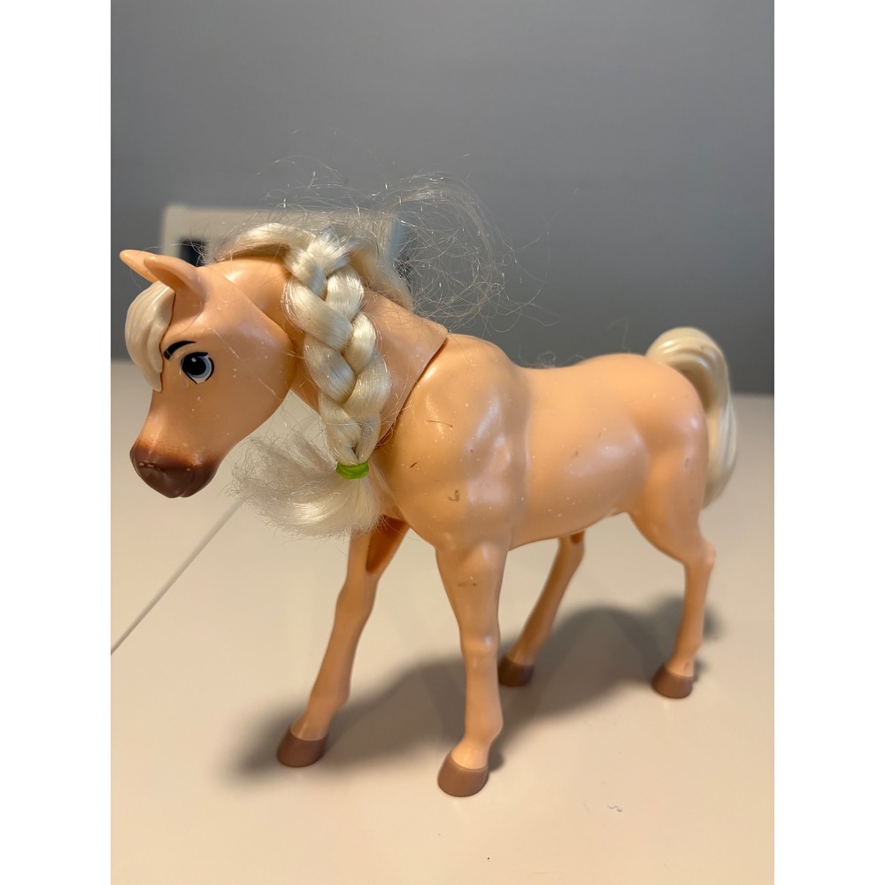 Mattel Spirit Untamed Horse Figure GXF53 Tan Blonde Braided Mane 2020 DWA LLC